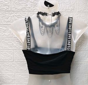&#39;Love&#39; Straps Bralette Plus Freebie Earings 1 Set