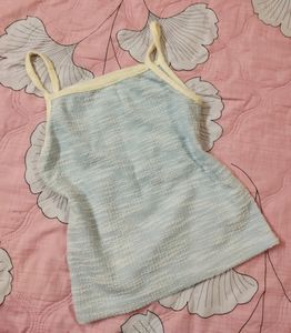 Pinterestly PowderBlue Japanese Textured CamiTop🎀