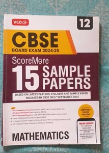 CBSE Mtg Sample Papers Class 12