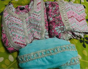 Beautiful Cotton Sarara Suit