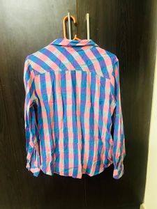 Plaid Button-Down Shirt