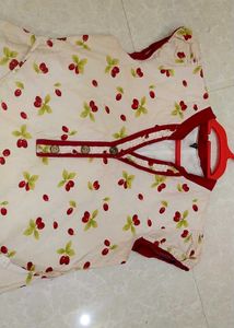 Cherry Print Dress