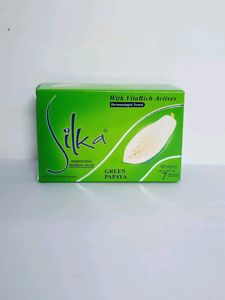 Silka Green Papaya Soap 135g