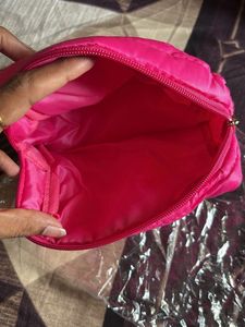 MAC Pink Puffy Pouch