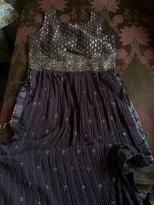 nyra cut heavy padded kurta set (with palazzo and