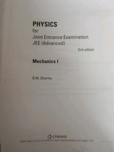 Cengage Physics Mechanics I
