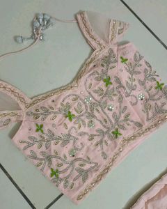 Crop Top And Dupatta Only