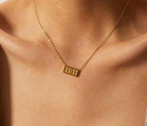 11:11 Gold Necklace