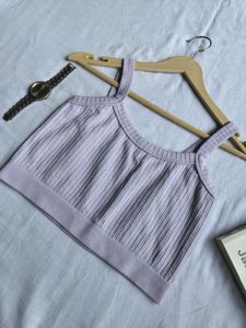 Lavender Crop Top