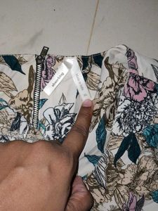 Crepe Xl Top Floral Printed