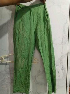 Green Cord Set Tie up Top
