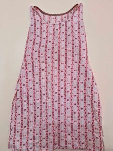 Pink Floral Print Top