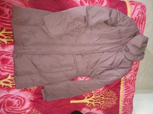 Long Winter Overcoat Style Puffer Jacket