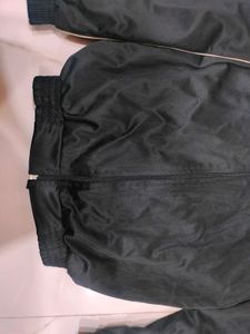 Black Track Jacket - Zip Up
