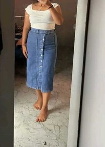 Denim Skirt For Womens