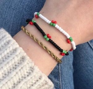 Cherry Beaded Bracelet🍒