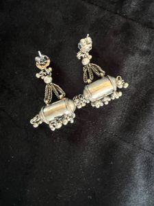 Vintage Pure Silver Earrings