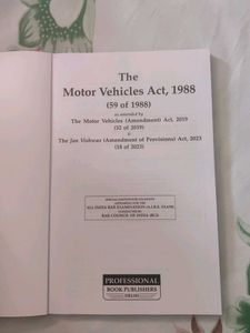 Motor Vehicles Act, 1988