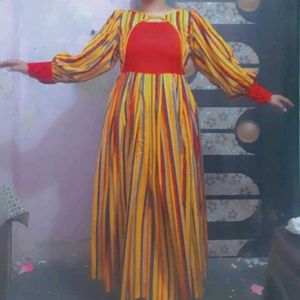 Striped Maxi Dress