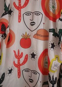Oversized Satin Shirt