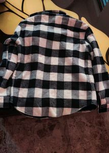 Plaid Flannel Shirt Jacket