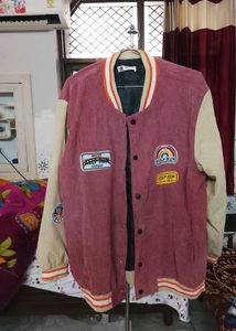 Vintage Corduroy Varsity Jacket