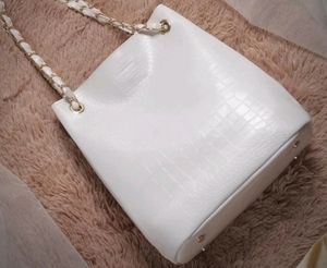 White Clutch Women Sling Bag