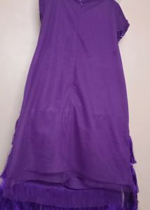 Beautiful 😍 net With Silk Astar Top