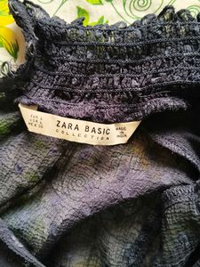 Zara Dark Blue Top