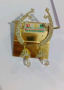Sparkling Jhumka Ear Cuff Earrings