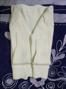 Cream Button-Down Cardigan