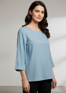 Elegant Blue Top