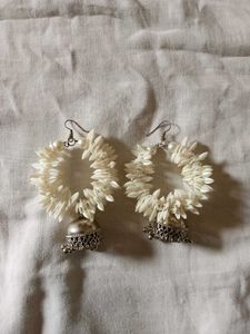 Floral Jhumka Earrings