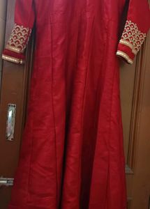 Embroidered Ankle Length Ethinic Gown
