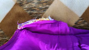 Multicolored Sleeveless Gown