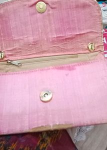 Pink Bridal Simple Clutch
