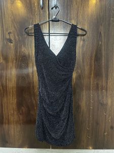 Sexy Black Sparkly Bodycon Dress