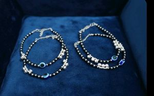 Evil Eye Anklets (Set of 2)