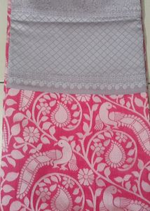 New Art Silk Saree With Blouse Piece