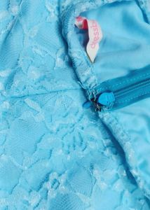 Blue Lace Cami Dress