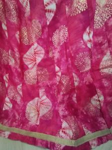 Pink Floral Ethnic Skirt🌸