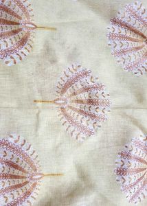 Yellow Printed Kurti