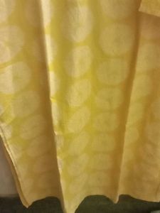 Yellow Cotton Kurti