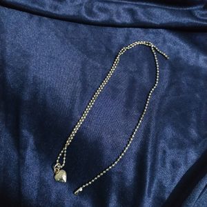 Stainless Steel Heart Shape Locate And Chain