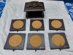 Premium High Quality Wooden Coaster Set