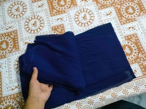 Blue Crinkle Dupatta