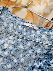 Floral Print Ruched Top