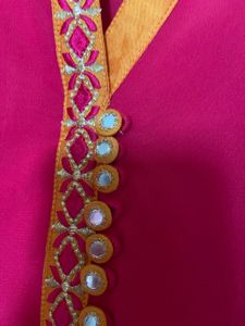 Rangmanch Dark Pink Colour Kurta (xl)