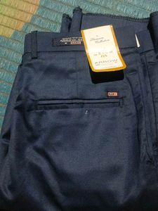 Navy Blue Straight Leg Pants