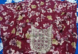 Floral Print Kurta